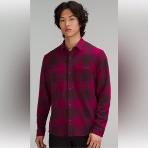 lululemon athletica Red and Black Checkered Shirt